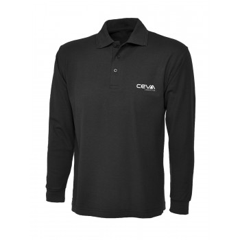 CEVA POLO SHIRT L/S BLACK