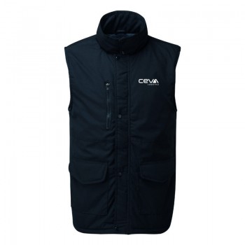 INTERIM BODYWARMER - BLACK - CEVA LOGO