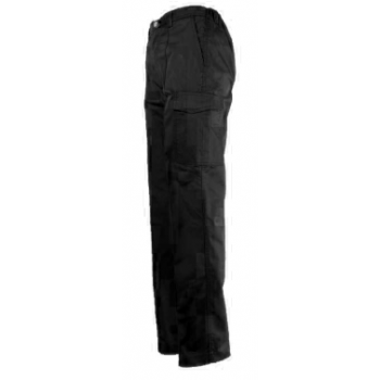 LADIES CARGO TROUSERS - BLACK - CEVA LOGO