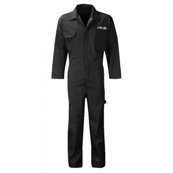 COVERALL - BLACK - CEVA LOGO (Items valued at 0 are old stock. Only the quantity shown can be ordered.)