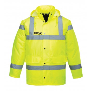 HI VIS JACKET - YELLOW - CEVA LOGO