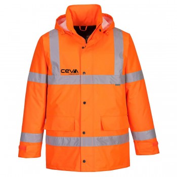 HI VIS JACKET - ORANGE - CEVA LOGO