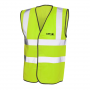 HI VIS W/COAT - YEL - VELCRO