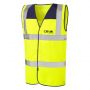 HI VIS WAISTCOAT - VELCRO - YEL/NAV