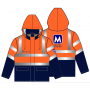 RAS - HI VIS PADDED JKT ORA/NAV