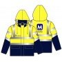 RAS - HI VIS PADDED JKT YEL/NAV